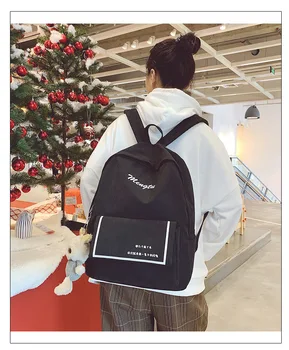 

2020 new simple and stylish portable large capacity Schoolgirl backpack backpack