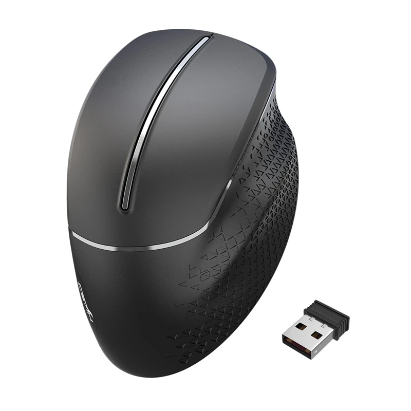 2022 Vertical mouse conforms to ergonomic design, 2.4G wireless mouse is comfortable to grasp, and the maximum resolution is