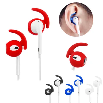 

2Pair Colorful Ultra Thin Silicone Soft Earphone Tips Anti Slip Earbud Case Cover For AirPods iPhone Earpods Earphone Accessorie