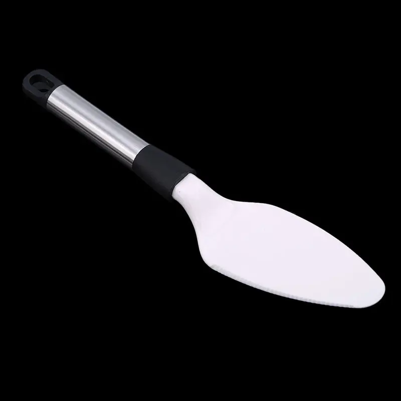 black Полезная 1 шт. доска для жареного мяса, пилинги для пиццы, Сырная лопатка для торта, слайсер, лопатка для кухни, инструмент для выпечки барбекю, зерновая лопата, пресс-пластина - Цвет: black