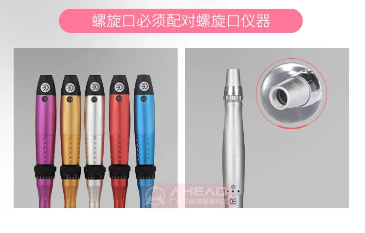 Байонет Эдисон Винт Электрический Микроиглы Pin Munsu бровей татуировки беременных ресниц беременных губ акне нанометр Вафля Электрический