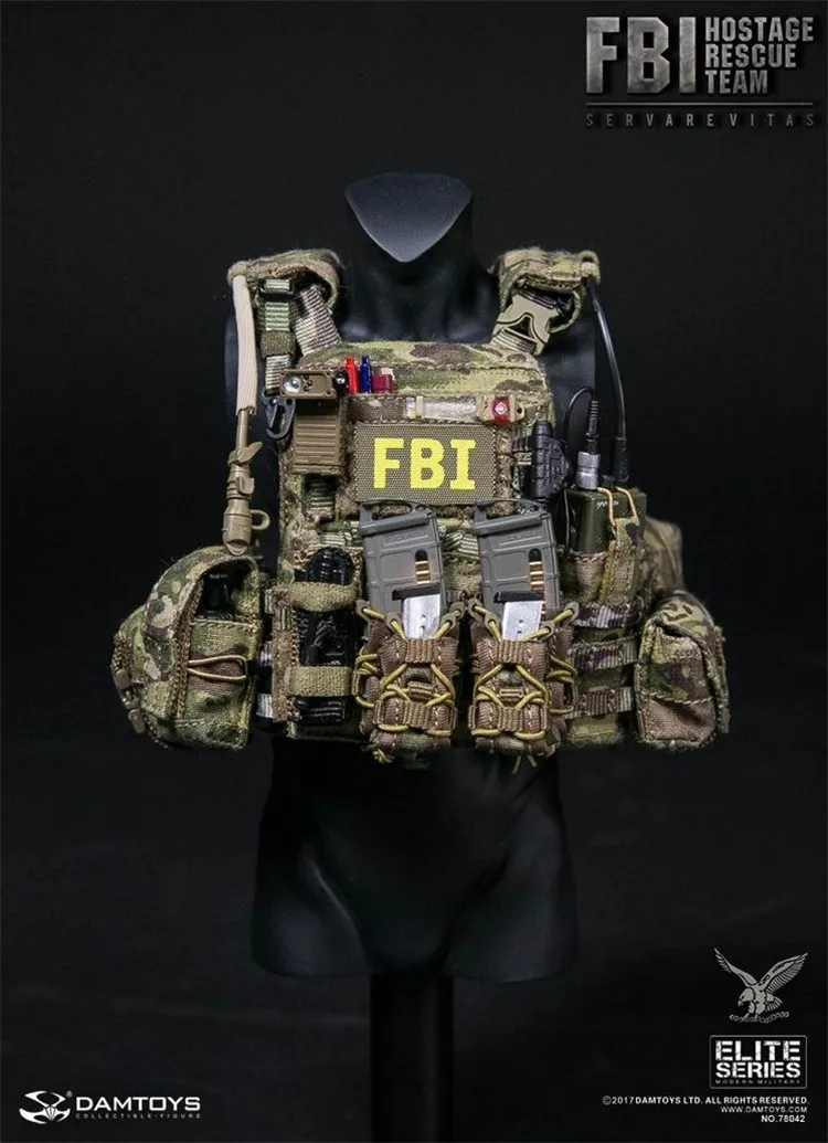 DAMTOYS 78042 1/6 FBI HRT агент захвата Спасательная команда Коллекционная фигурка