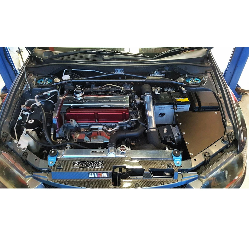 Монтажный кронштейн для радиатора 03 06 Mitsubishi Evo VII IX 7 8 9|Радиаторы и запчасти| |