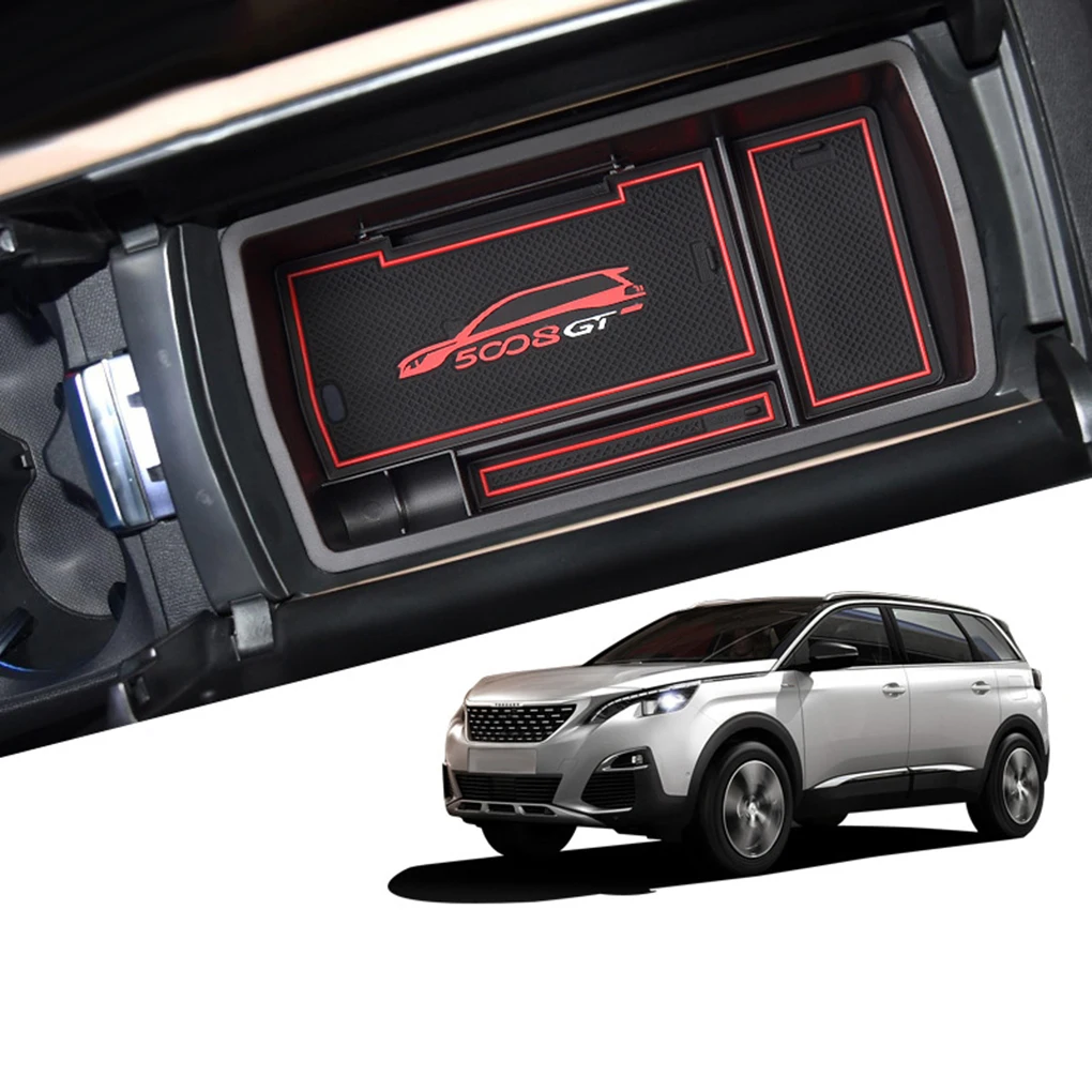 Замена для peugeot 5008 центральная консоль монеты кошелек для хранения подлокотник Коробка органайзер поддон