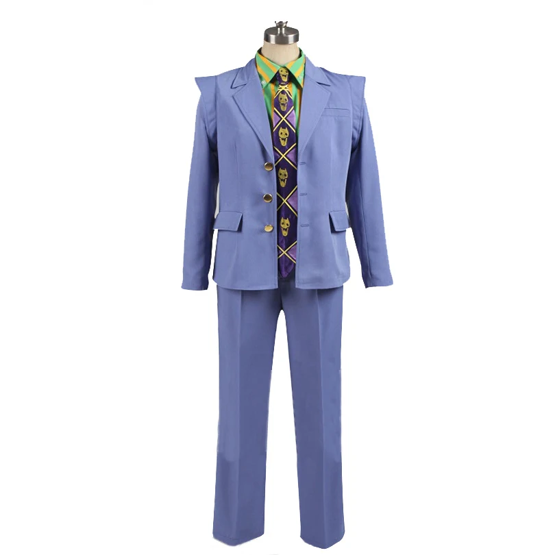 Jojo-s-Bizarre-Adventure-Kira-Yoshikage-Cosplay-Costume-Halloween-Christmas-Costume
