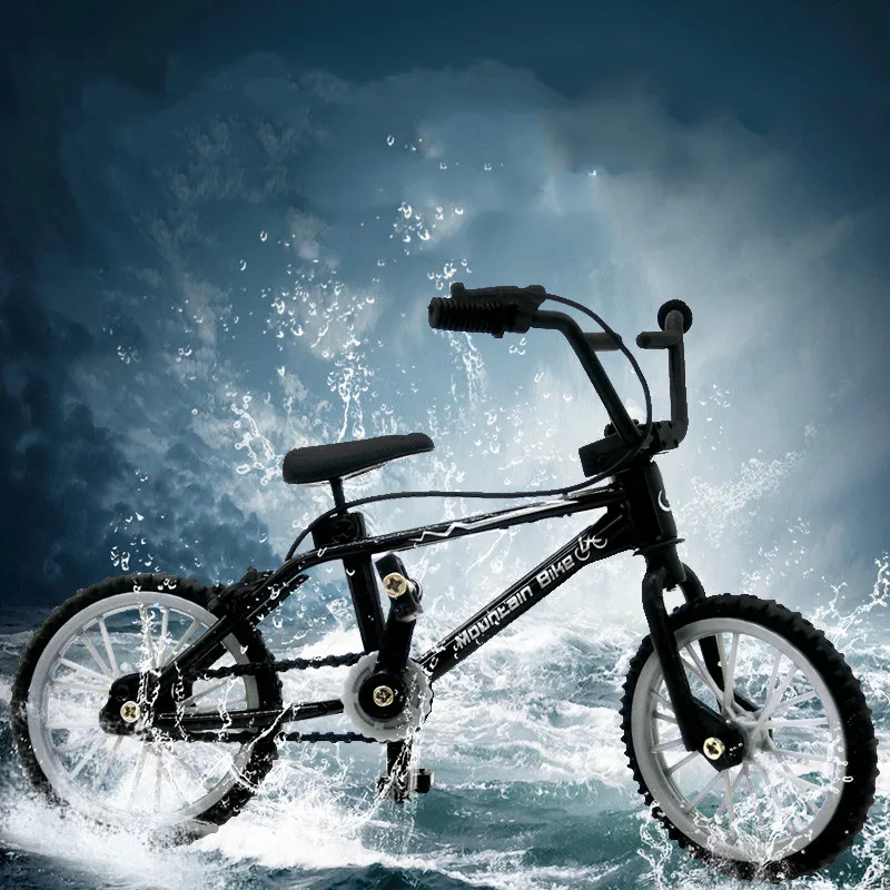 Ретро Мини Палец BMX велосипедный сборный велосипед Модель игрушки Флик Finger Bikes игрушки BMX велосипед Новинка кляп игрушки детские подарки