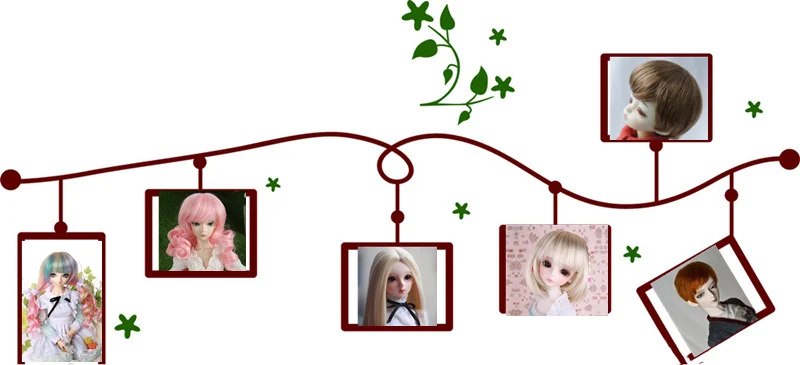 20*100 см винт вьющиеся волосы аксессуары для кукол BJD кукла парик высокотемпературный материал стойкие волокна волос утки волос парик