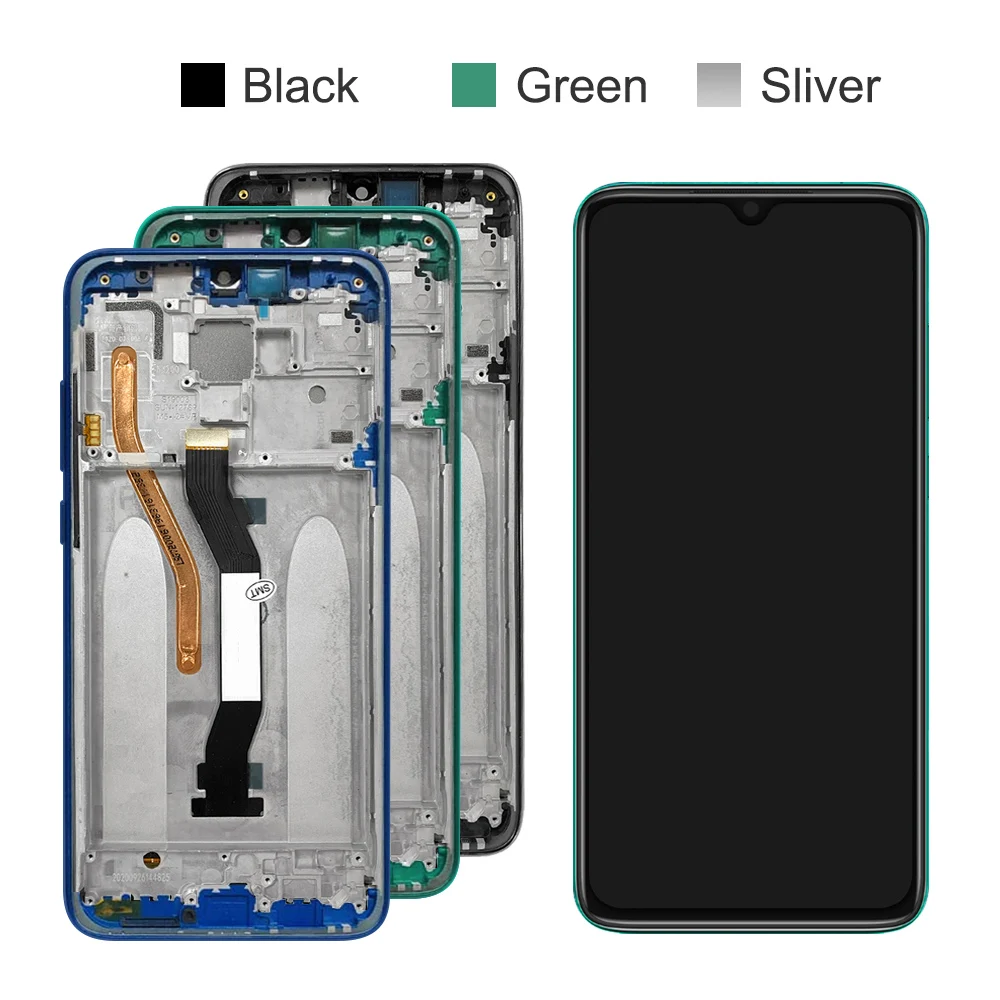 Écran LCD + Vitre Tactile Pour Xiaomi Redmi Note 8 Pro – Vert (Neuf, Pièce Détachée)