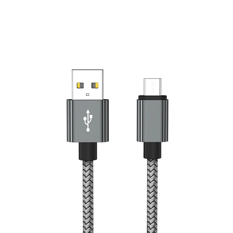 1 м Micro USB кабель для быстрой зарядки Кабель Microusb для samsung S7 S6 Xiaomi Android мобильный телефон провод данных шнур длинный короткий - Цвет: Черный