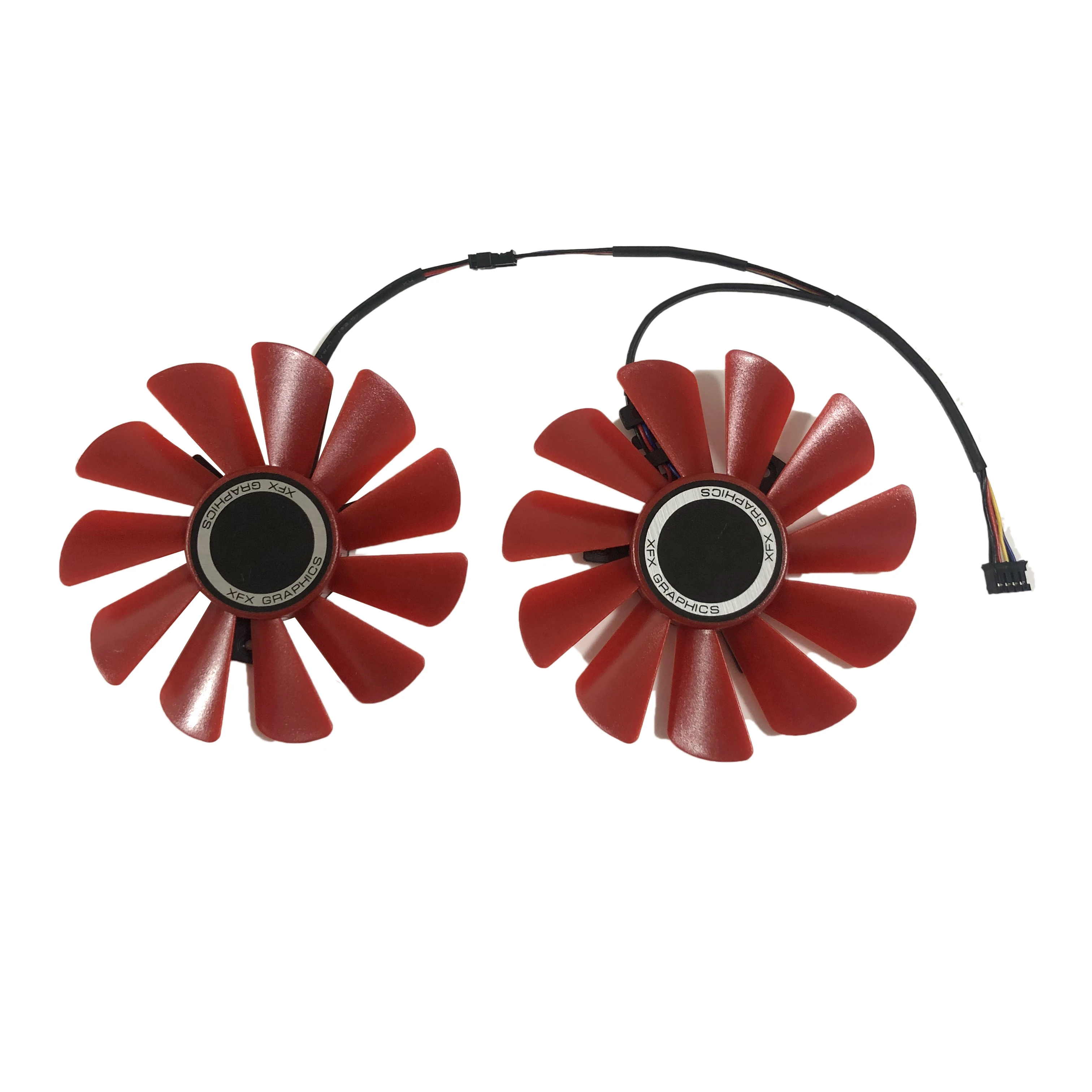 2 шт./компл. FDC10U12S9 C FY09010H12LPA RX 570 R9 390 охлаждающий вентилятор GPU в качестве замены для