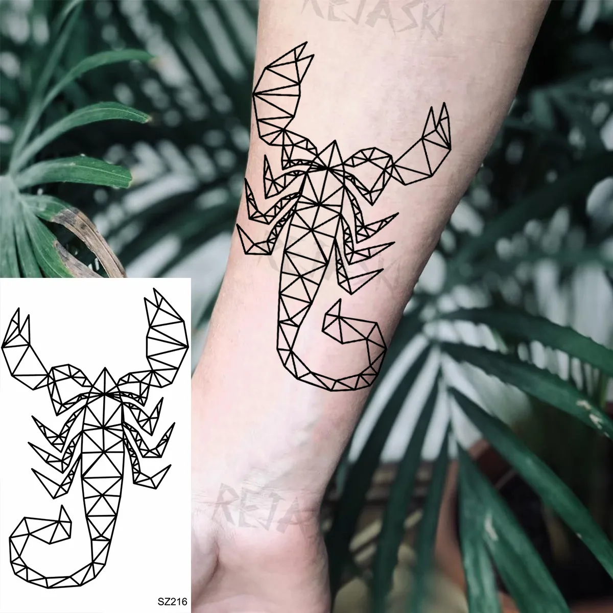 Tatouage Scorpion Homme Avant Bras Petit Autocollant De Tatouage Temporaire Pour Hommes, Bouclier Spartan,  Autocollant De Scorpion De Mer À Géométrie Pour Adultes, Imperméable Au  Poignet - Tatouages Éphémères - AliExpress