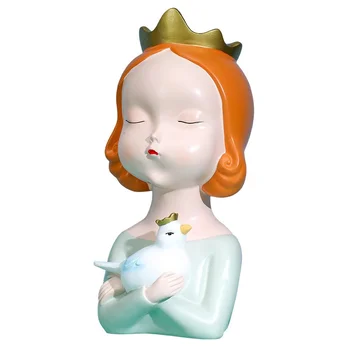 

[MGT]Nordic creative angel girl statue decoration modern home decoration fairy tale kingdom girl heart gift