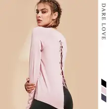 Новая женская темпераментная тонкая одежда для йоги с длинным рукавом спортивная куртка спортивная одежда для фитнеса