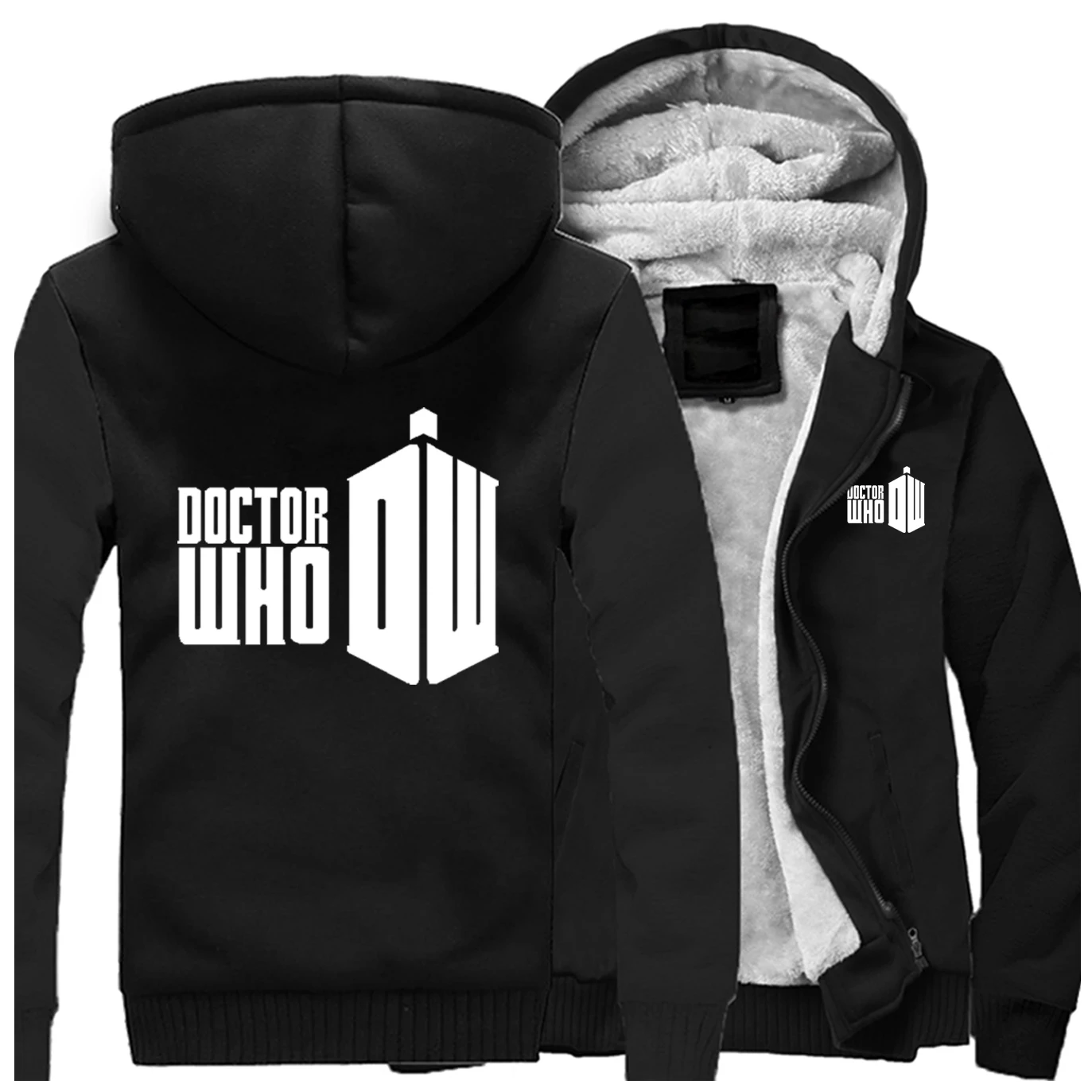 Doctor Who Мужская Толстая зимняя Флисовая теплая куртка толстовки пальто толстовка пальто утолщенный спортивный свитер верхняя одежда Уличная Толстовка