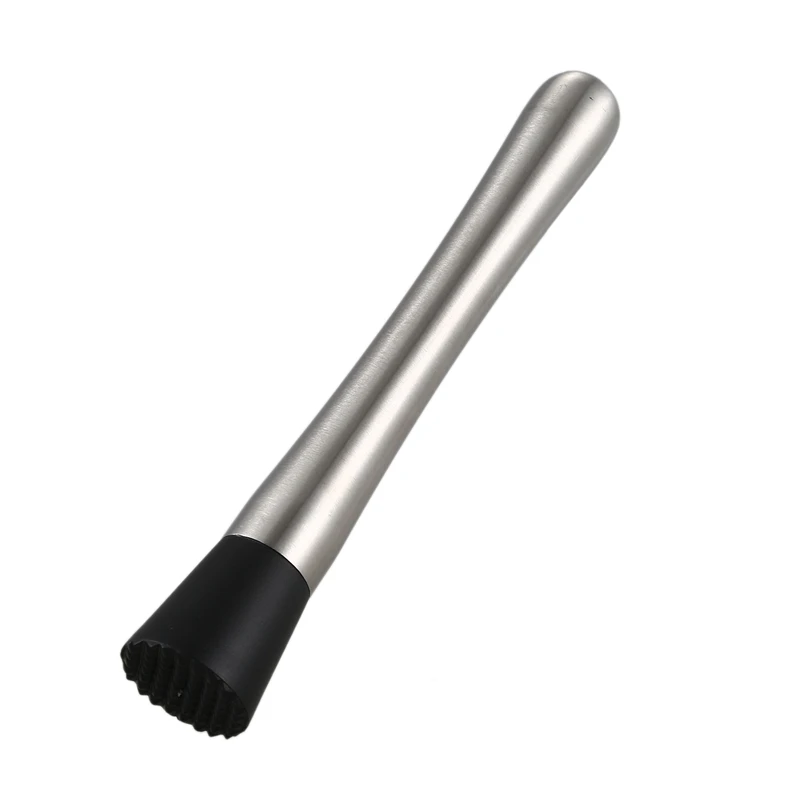 10-Inch Stainless Steel Cocktail Muddler and Mixing Spoon