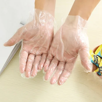 

100PCS/Set Food Gloves Disposable Gloves For Restaurant Kitchen BBQ Eco-friendly Food Gloves Fruit Vegetable Gloves