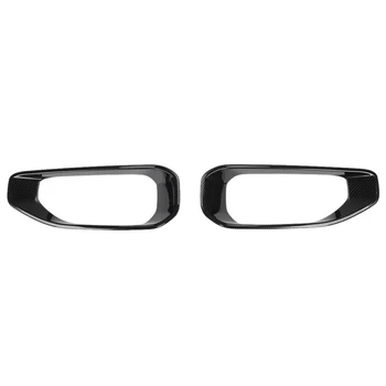 

2Pcs Carbon Fiber Front Fog Light Cover Trim for Jeep Wrangler JL 2018 2019