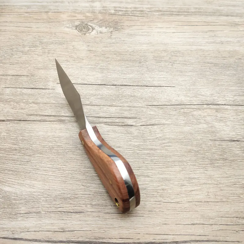 Прямая поставка 3CR13 нож из нержавеющей стали с фиксированным лезвием для выживания палисандр ручка Походный нож открытый спасательный нож оболочка