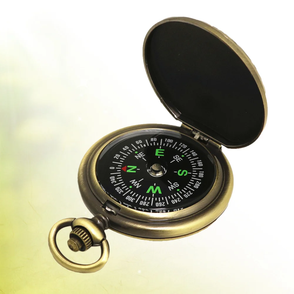 

1pc Pocket Watch Compass Vintage Creative Retro Classic Functional Endurable Fasionable Compass for Colleagues Family