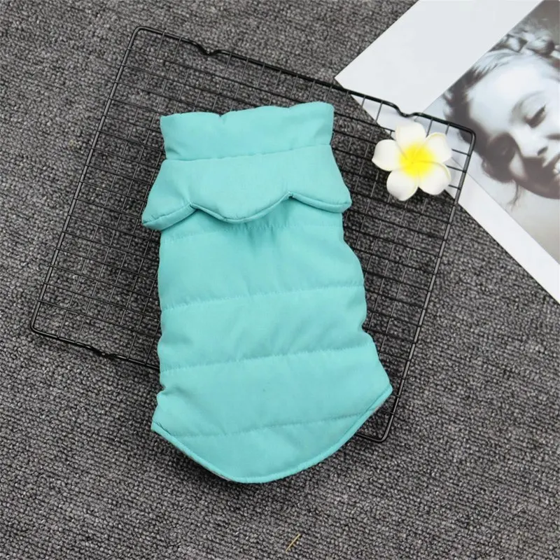 Pet Dogs Winter Coat Fleece Lined Warm Clothes Dog Jacket For Puppy Winter Cold Weather Vest Windproof Small Dog Coat