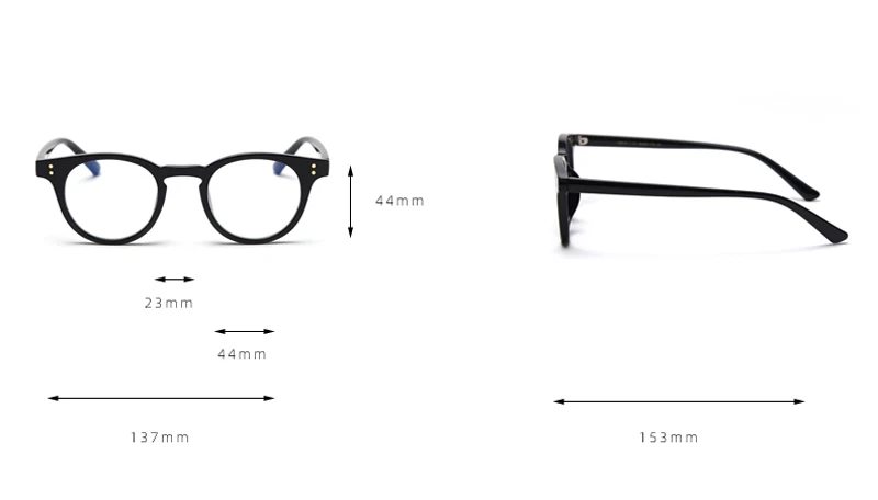Peekaboo tr90 ретро женские круглые очки синий светильник защита Ретро прозрачные очки для близорукости для мужчин uv400 Dropship