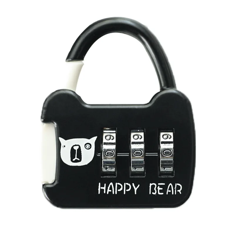 

Luggage Combination Lock Padlock Cabinet Lock Cute Small Mini Student Schoolbag Pencil Case Diary Combination Lock