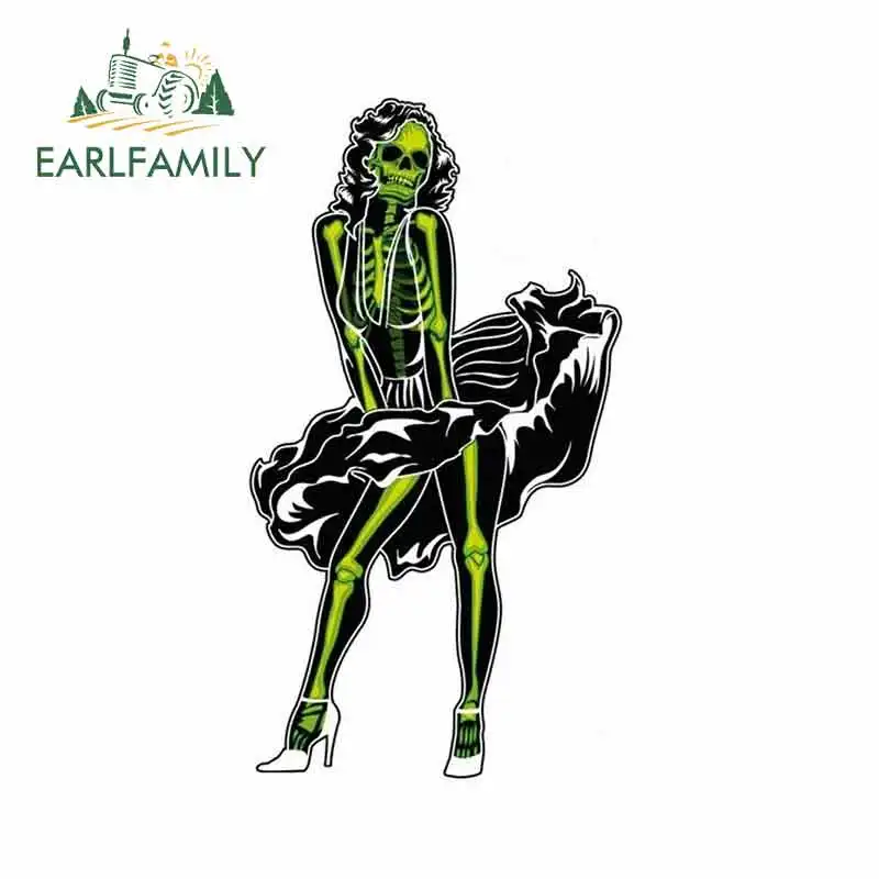 

EARLFAMILY 13cm x 8.3cm Sexy Shantou Funny Car Stickers RV VAN 3D DIY Fine Decal Vinyl JDM Truck Graphics Car Accessories
