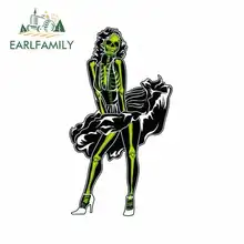 EARLFAMILY 13cm x 8.3cm Sexy Shantou Funny Car Stickers RV VAN 3D DIY Fine Decal Vinyl JDM Truck Graphics Car Accessories