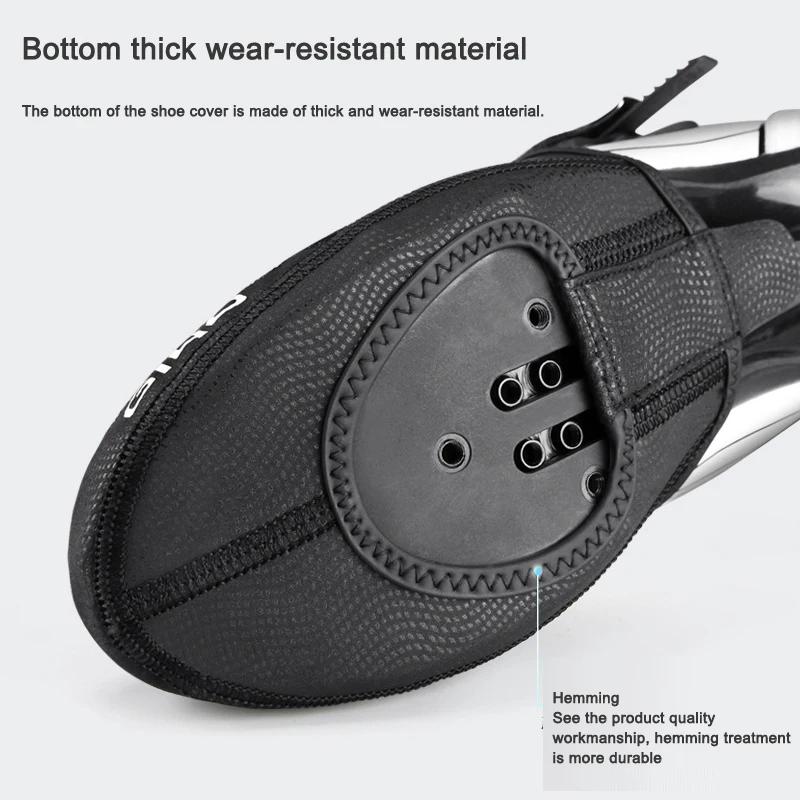 2021 велосипедные туфли покрытия на половину ладони с замком защитой от ветра для