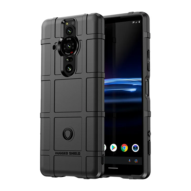 waterproof phone bag For Sony Xperia Pro I Case Cover Rugged Armor Shockproof Cover High Quality Soft Silicon Button For Sony Xperia Pro I waterproof phone pouch for swimming Cases & Covers