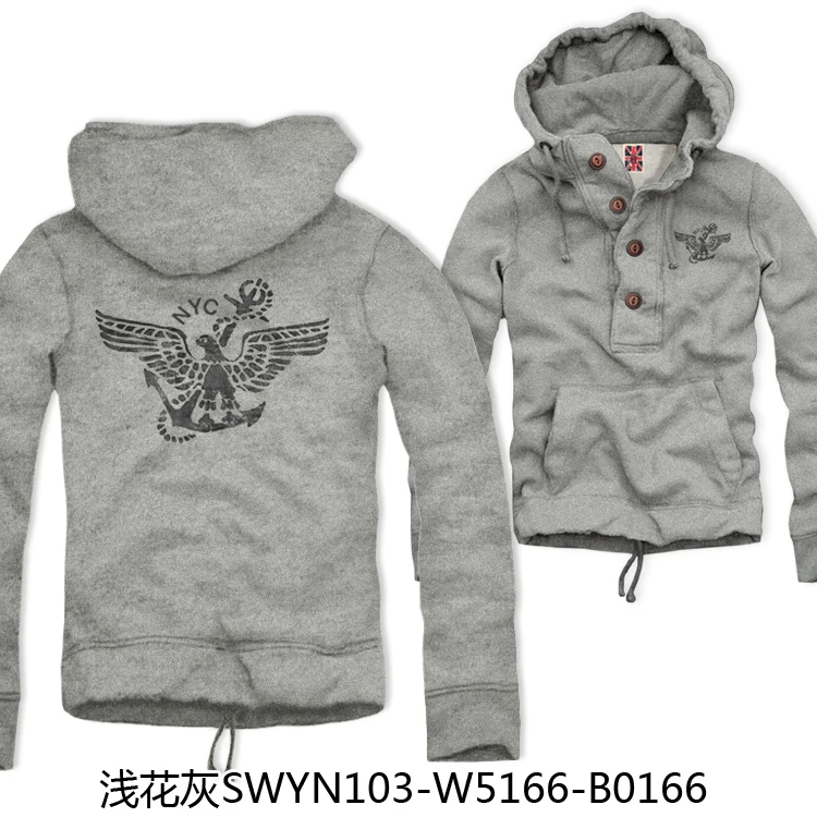 new men hoodie sweatshirt plus velvet fleece warm retro vintage big plus size yard af hollistic men sweatshirt jacket - Цвет: SWYN103-W5166-B9166