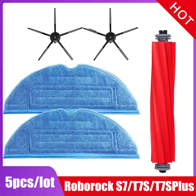 Main Brush Hepa Filter Mop Pad For Xiaomi Roborock S7 S70 S7Max T7S T7S Plus Vacuum Cleaner spare Parts Roborock S7 Accessories Set09