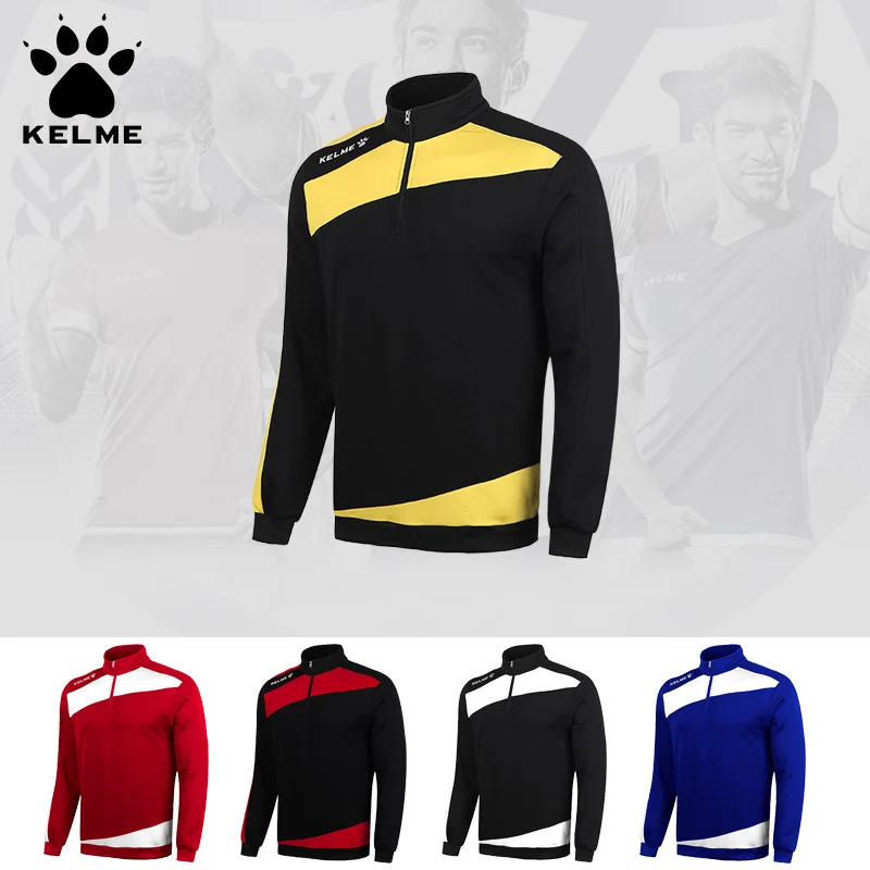 KELME мужские куртки для бега свитер спорта на открытом воздухе футбол Джерси
