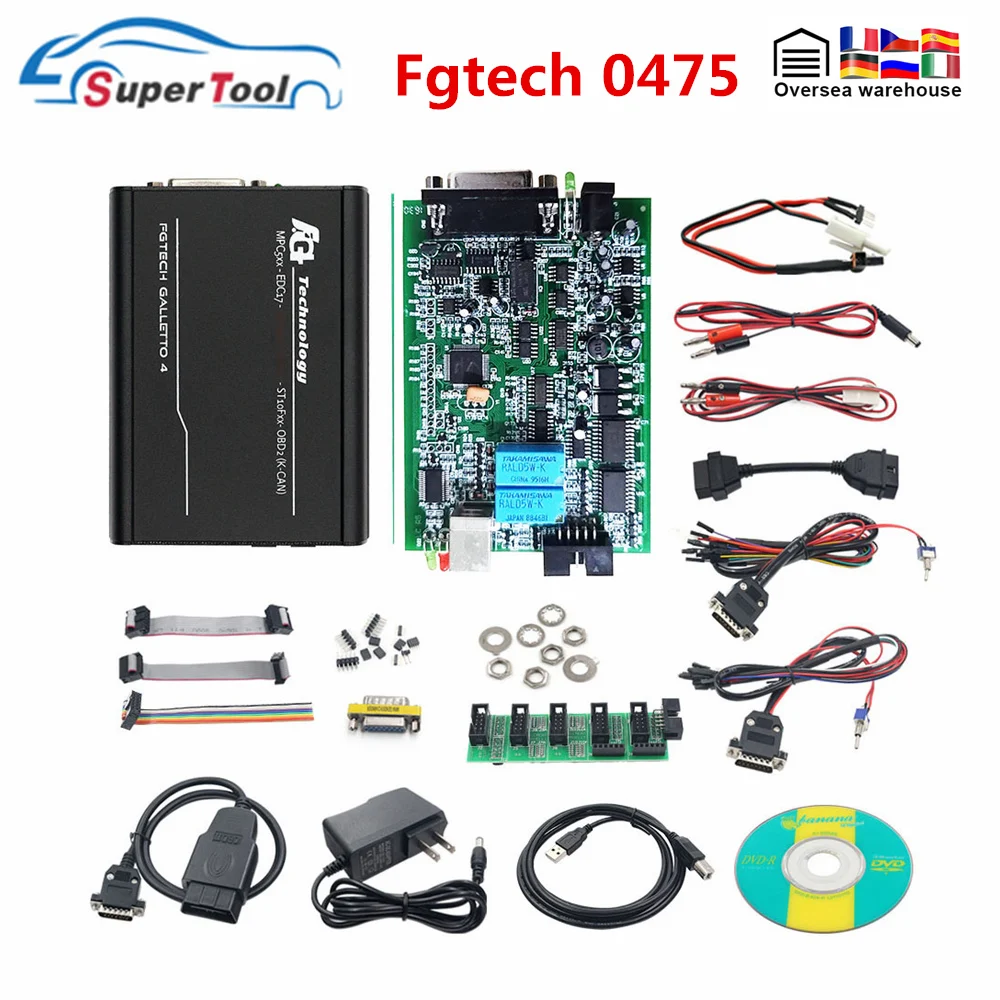 FGTech Galletto 0475 OBD2 автоматический инструмент для настройки чипа ECU FG Tech 4 Master EU V54