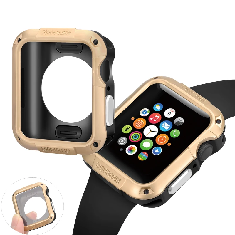 Прочный SGP защитный чехол Крышка для Apple Watch 4 5 44/40 мм прикрепляющийся к чехол для наручных часов iwatch серии 3/2/1 42/38 мм аксессуары для часов