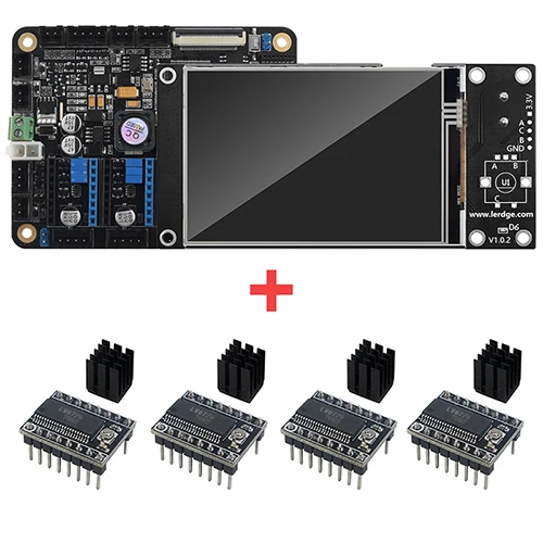 Плата управления 3d принтером для Lerdge-x reprap, материнская плата 3d принтера с arm 32 бит, материнская плата управления с 3," сенсорным экраном - Цвет: X- 4PCS LV8729