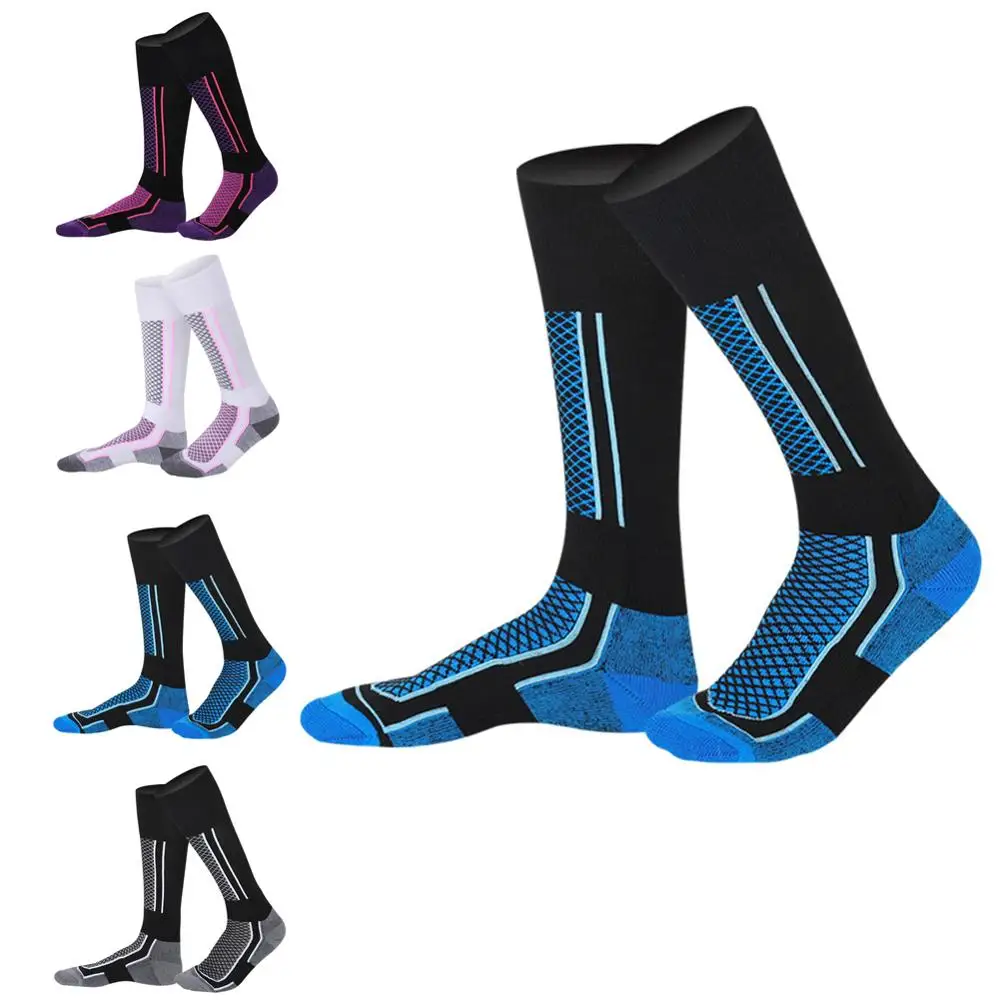 

Childrenâ€™s Ski Socks Thicken Thermal Sports Socks Winter Outdoor Leg Warmer Socks Comfortable Skiing Hiking Warm Cotton Socks