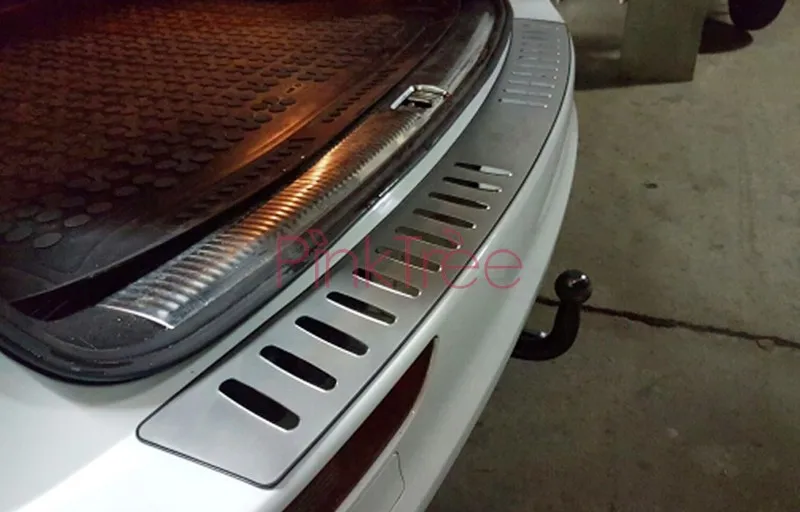 Для Audi Q5 2009 2010 2011 2012 2013 14 15 2016 протектор заднего бампера Накладка на порог двери