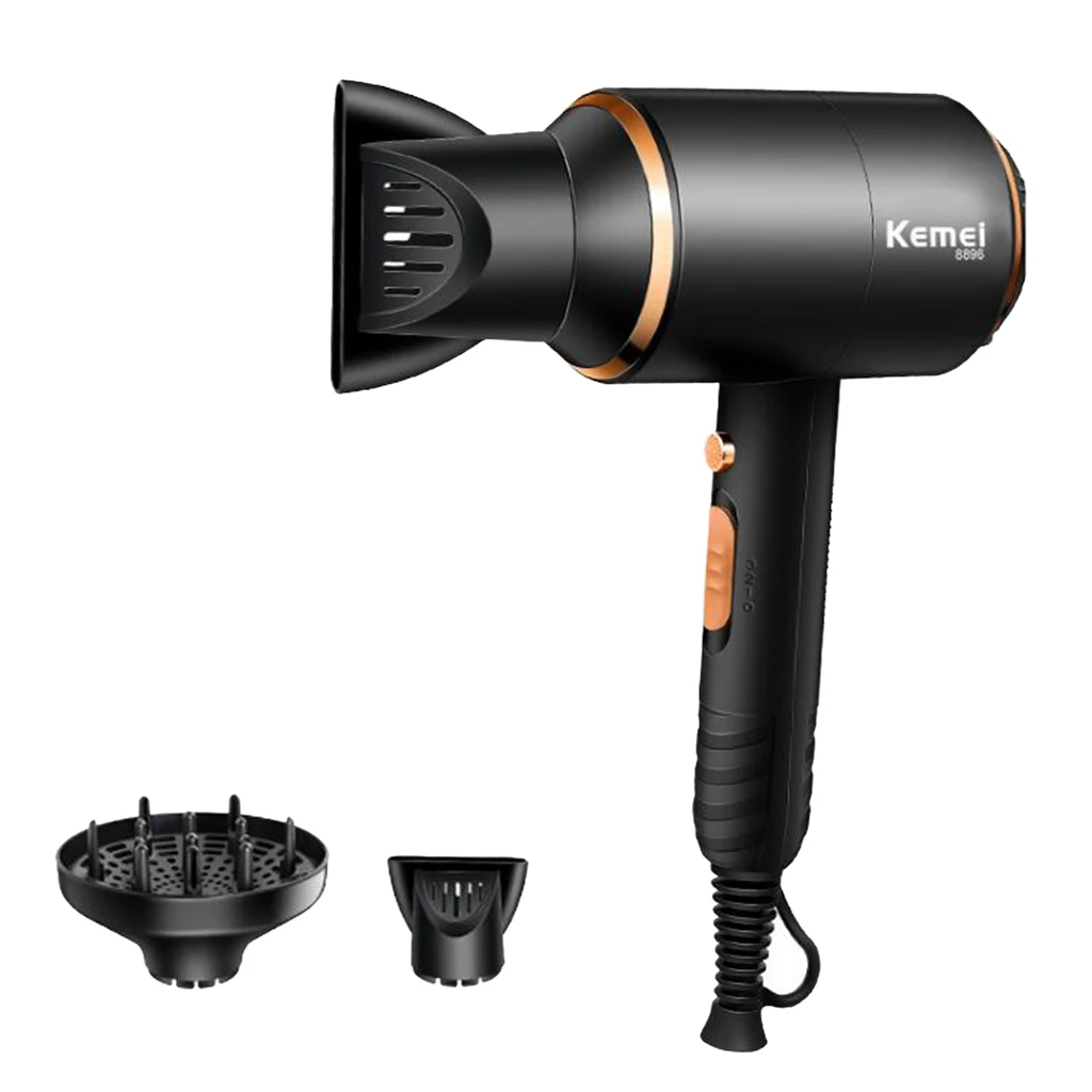 Kemei Professional 4000W Powerful Hair Dryers Electric Hair Blower with Concentrator Diffuser Modeling Barber Salon Hair Styling
