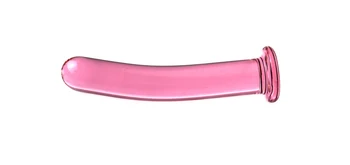 Pink Smooth Glass Anal Dildo Man/Woman Sex Toys Can Strapon Long Dildo Anal Dilator Masturbator G Spot Buttplug Dildo Massager. 5