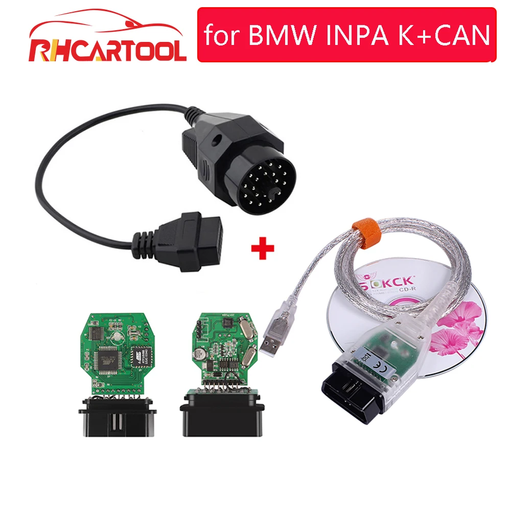 

OBD2 for BMW INPA K+CAN K CAN INPA With Switch FT232RL Chip INPA K DCAN USB Interface Full Diagnostic For BMW From 1998 To 2008