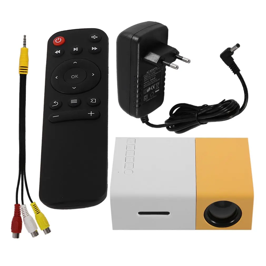 

LED Mini Projector High Resolution Ultra Portable HD 1080P HDMI USB Projector Media Player Home Theater Beamer
