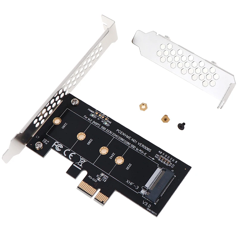Адаптер PCIE на M2 PCI Express 3,0x1 на Накопитель SSD с протоколом NVME адаптер Поддержка 2230 2242 2260