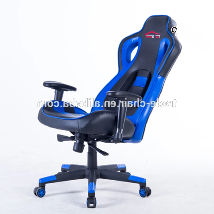 

Chairs Quality High Office With Pillow Foot Pad Seat Back Adjustable Lifting Tilt Swivel Chair Artificial Leather Game Chair HWC