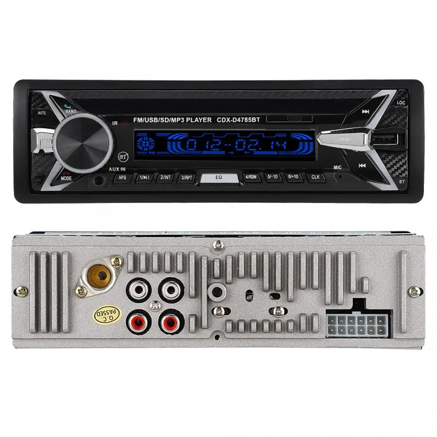 DC 12V 50W Автомобильный MP3-плеер Съемная панель Поддержка кардридер fm-передатчик карта памяти U диск воспроизведение отключение памяти