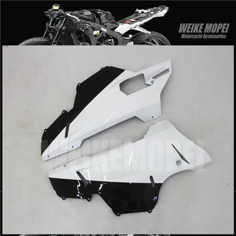 Черно-белая Нижняя боковая обтекатель мотоцикла для DUCATI 848 1098 1198 EVO 2007 2008 2009 2010 2011 |
