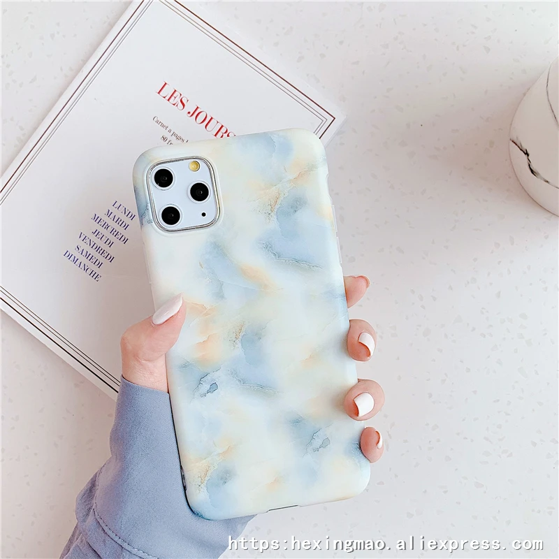 Модный мрамор с эффектом трещин чехол для телефона для iphone 11promax XR XAMAX чехол для iphone 6 7 8 Plus Забавный геометрический комбинированный узор чехол s