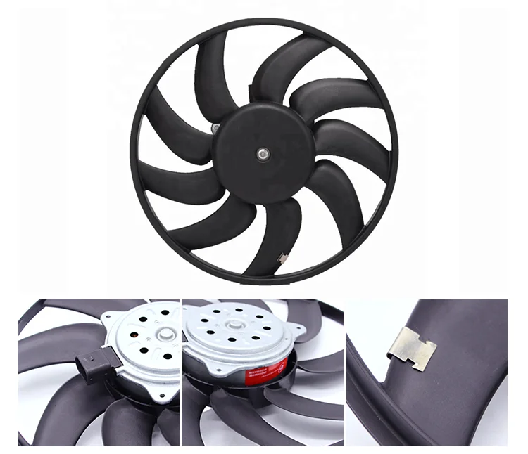 Engine cooling fan Small 8K0959455M=8K0959455R for Audi A4 A4AR A4Q A5CA A5CO AQ5 Car electronic fan motor 200WL/P/AL