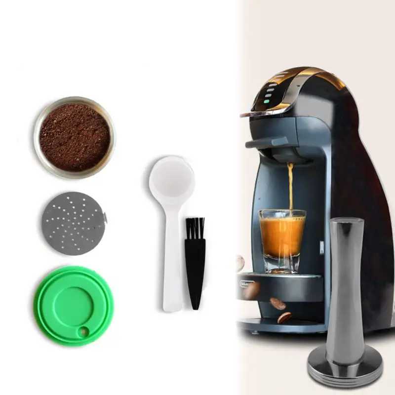 Нержавеющий металл русимая польче густо подходит для Nescafe с фильтром uesed 200 раз