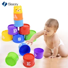 9 шт./компл. детские игрушки штабелирование чашек башни сортировочная машина раскроя для детского Пирамида символ и числа развивающие стека Кубок Секс игрушки